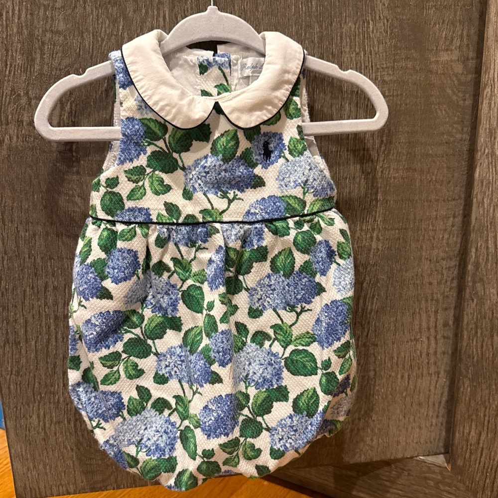 Floral Ralph Lauren Bubble romper